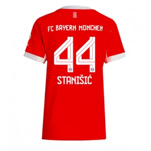Fotbalové Dres Bayern Munich Josip Stanisic #44 Dámské Domácí Oblečení 2025-26 Krátký Rukáv